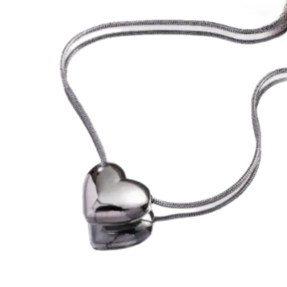 Melissa Rivers | Sterling Silver Heart Pendant on Chain Necklace